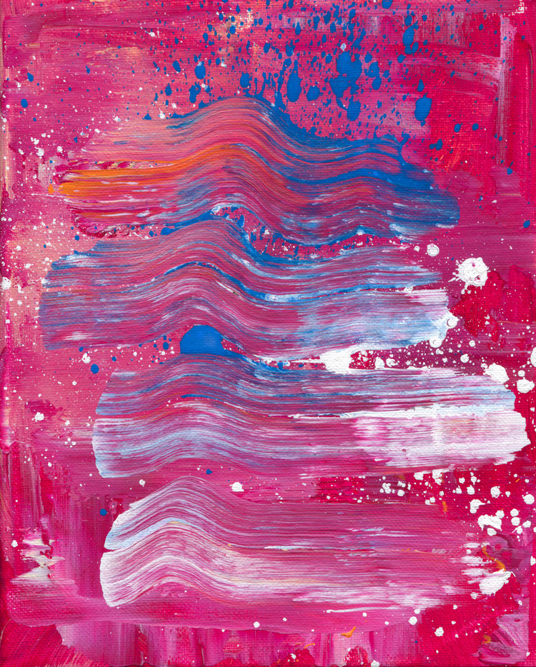 Day 293 of 365 — abstract grief painting