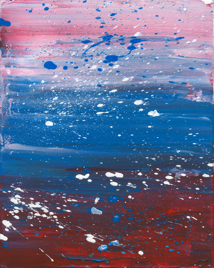 Day 297 of 365 — abstract grief painting