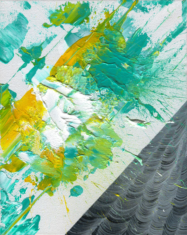 Day 2 of 365 — abstract grief painting