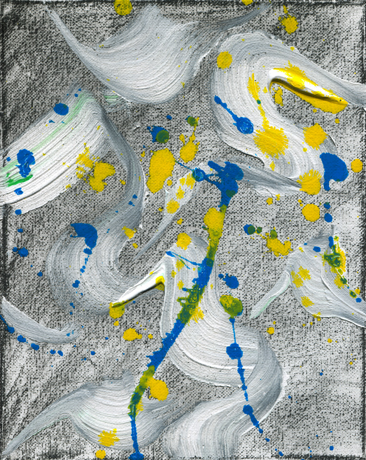 Day 305 of 365 — abstract grief painting