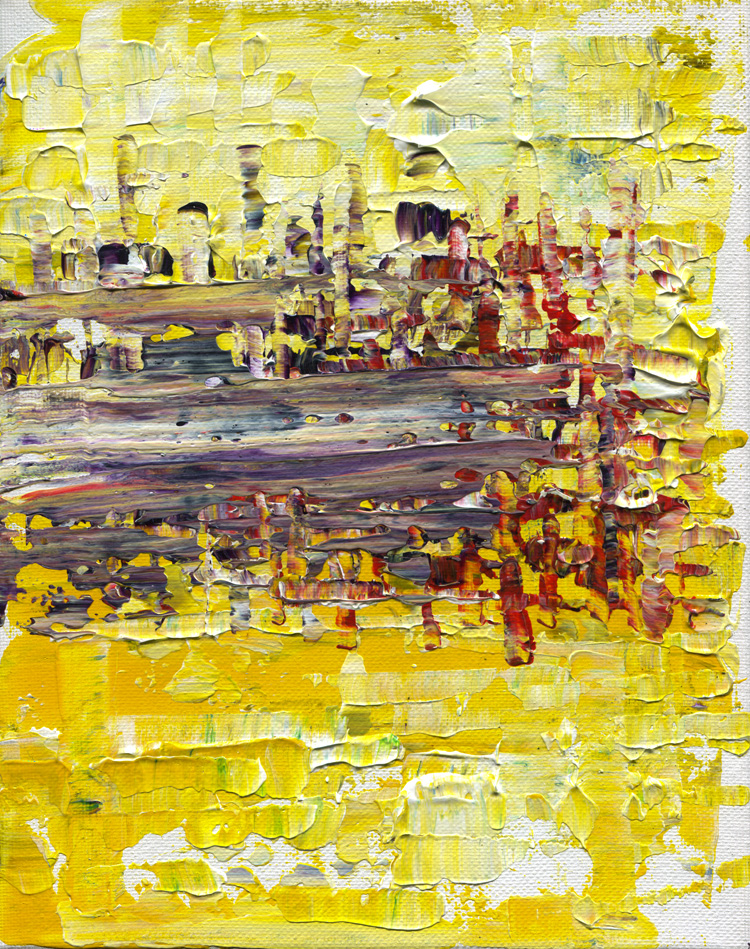 Day 308 of 365 — abstract grief painting