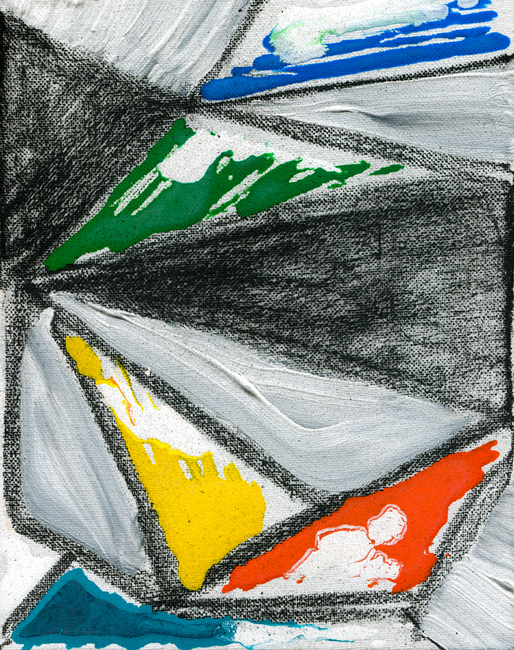 Day 311 of 365 — abstract grief painting