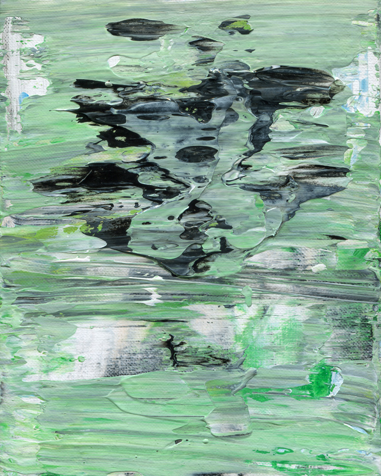 Day 312 of 365 — abstract grief painting