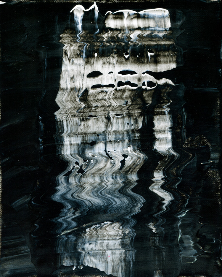 Day 313 of 365 — abstract grief painting