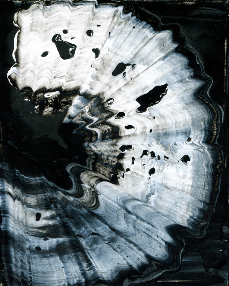 Day 314 of 365 — abstract grief painting