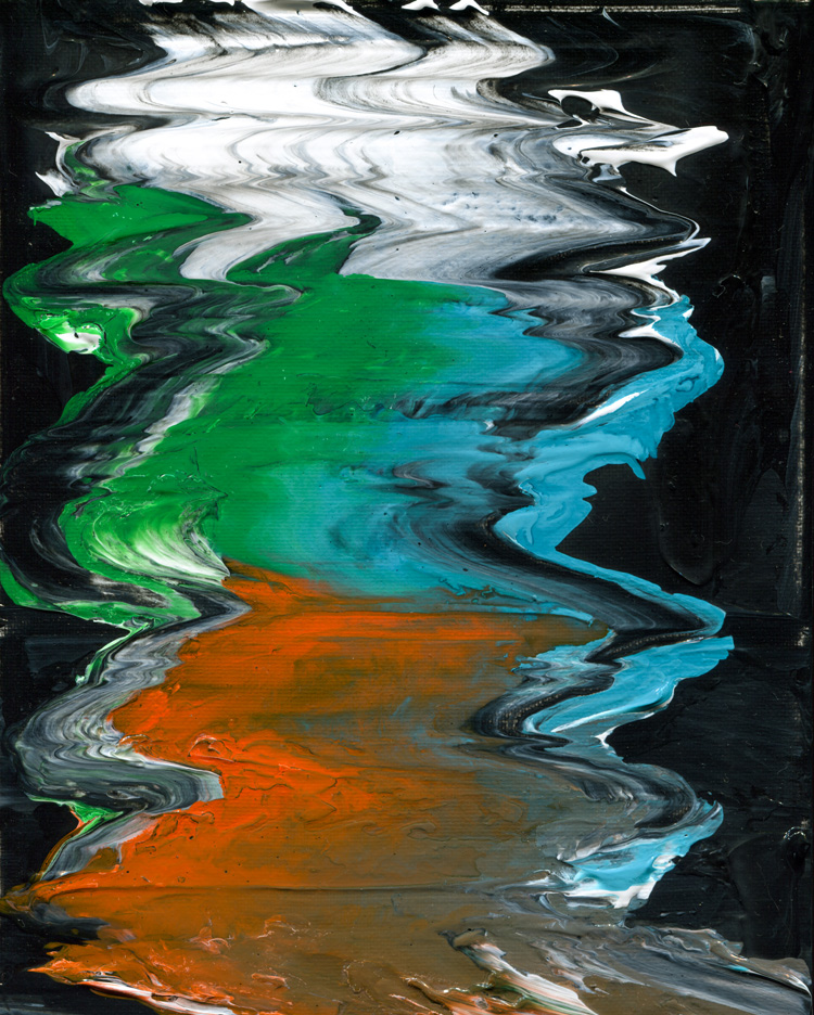 Day 315 of 365 — abstract grief painting