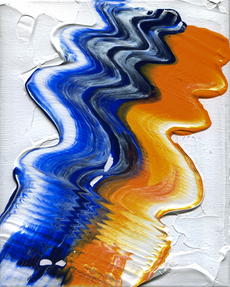 Day 316 of 365 — abstract grief painting