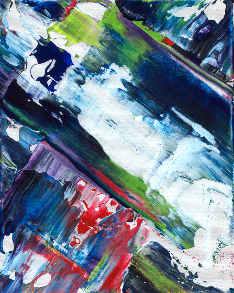 Day 317 of 365 — abstract grief painting