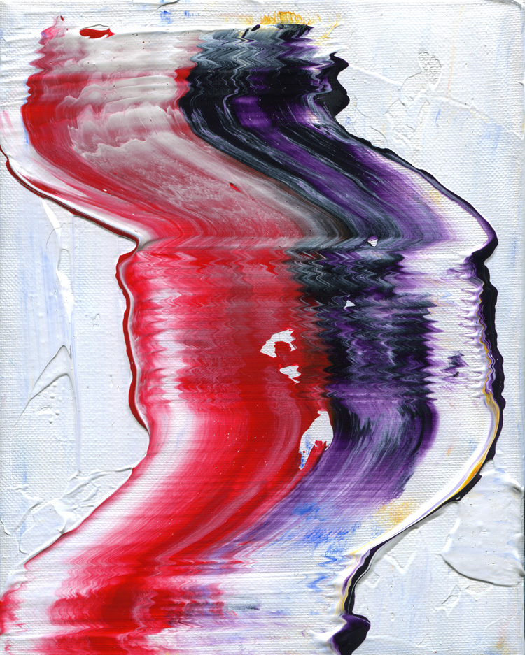 Day 318 of 365 — abstract grief painting