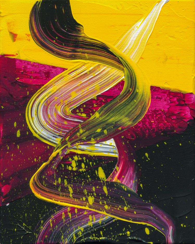 Day 319 of 365 — abstract grief painting