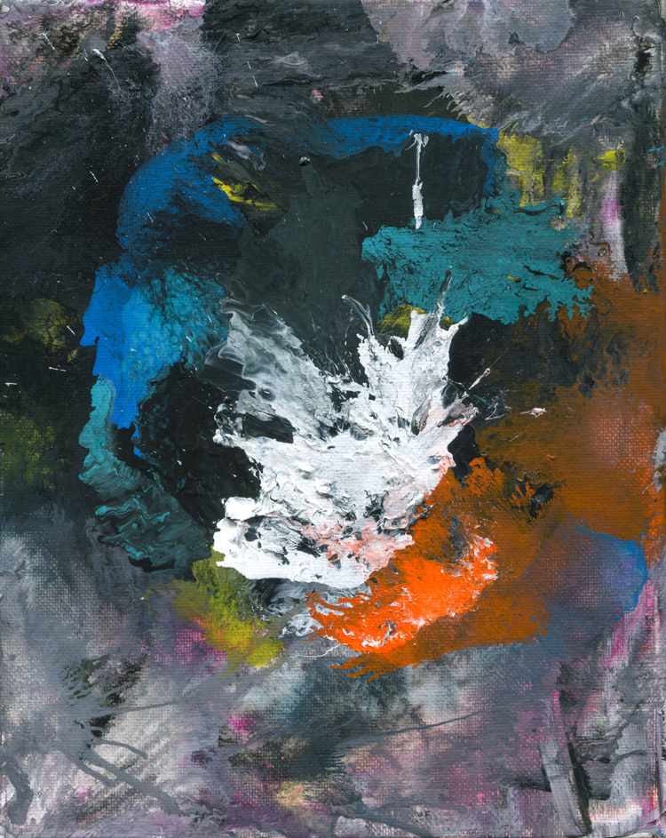 Day 320 of 365 — abstract grief painting