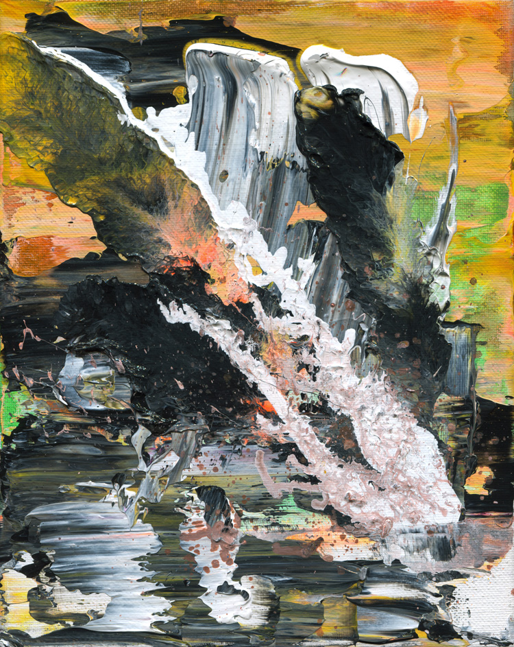 Day 321 of 365 — abstract grief painting