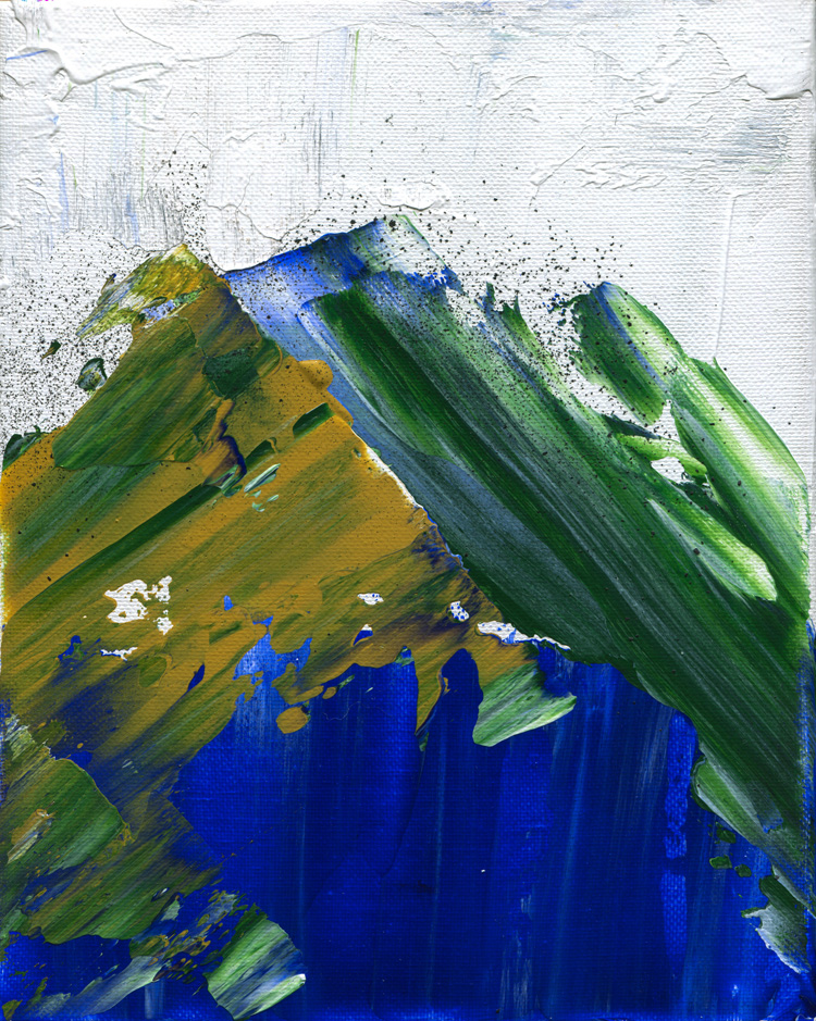 Day 322 of 365 — abstract grief painting