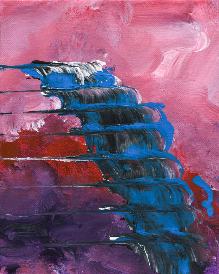 Day 325 of 365 — abstract grief painting