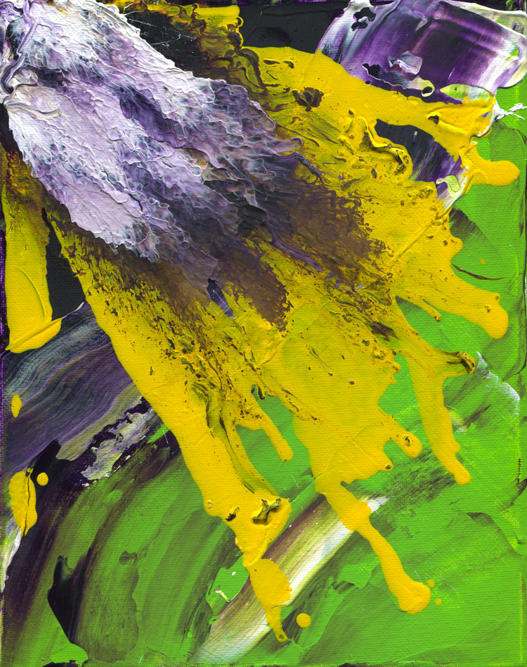 Day 326 of 365 — abstract grief painting