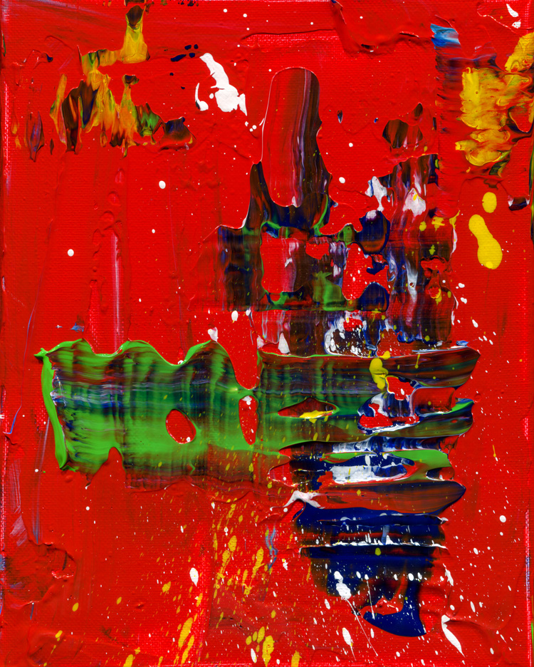 Day 328 of 365 — abstract grief painting