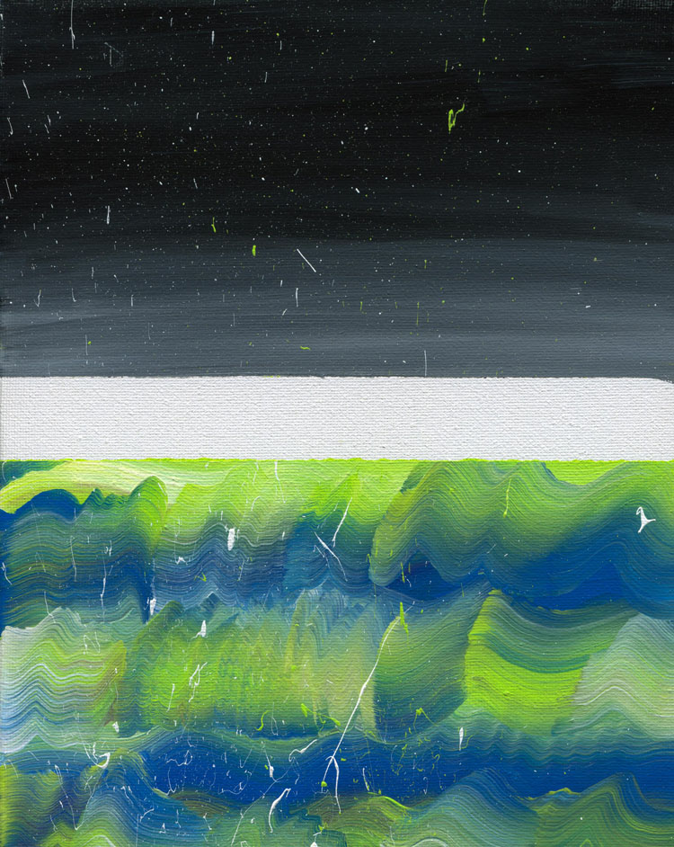 Day 32 of 365 — abstract grief painting