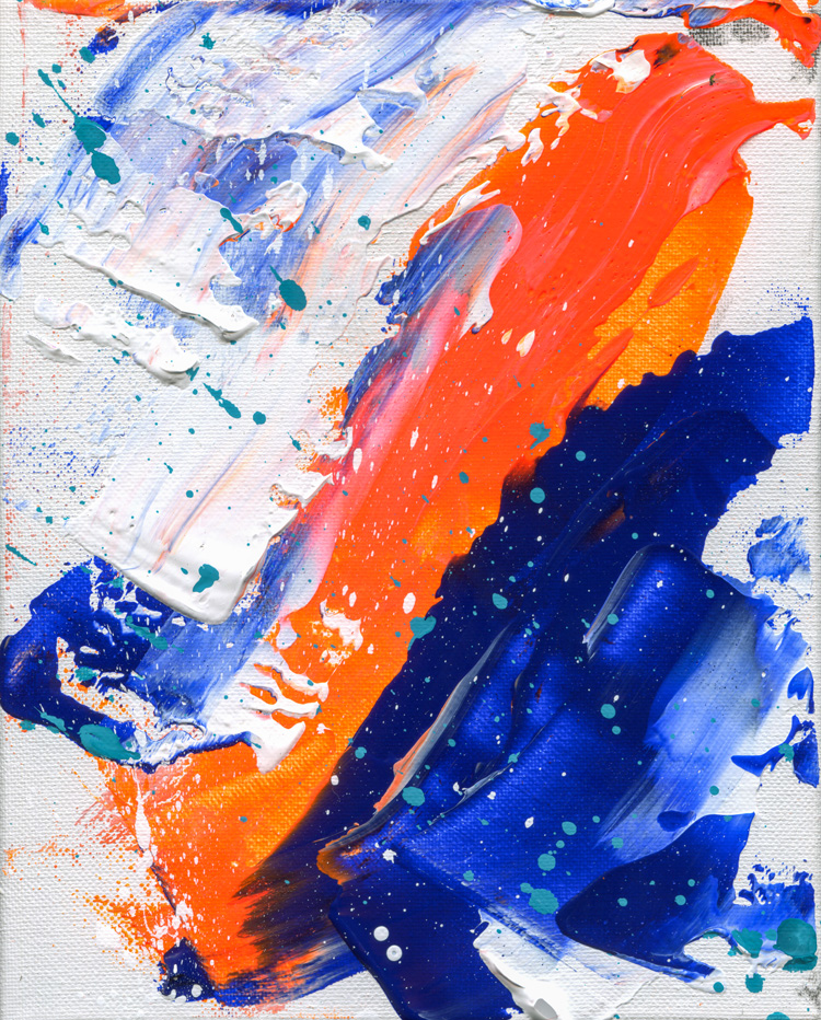 Day 332 of 365 — abstract grief painting