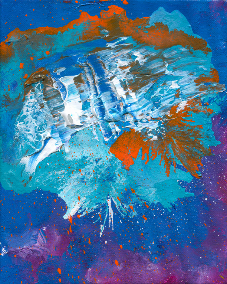 Day 333 of 365 — abstract grief painting