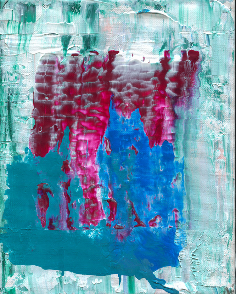 Day 336 of 365 — abstract grief painting