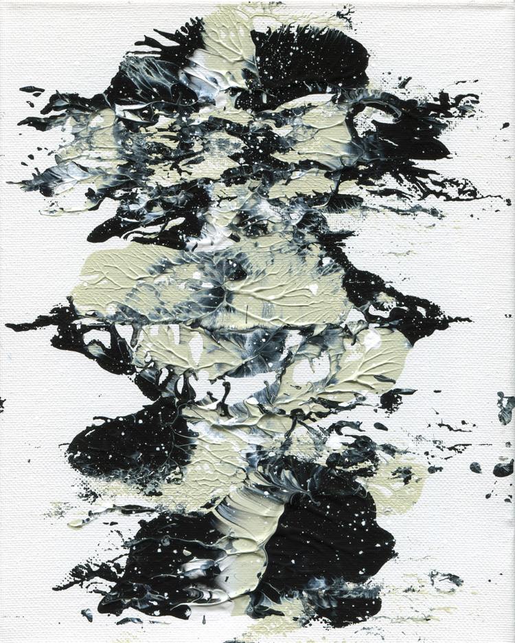 Day 338 of 365 — abstract grief painting