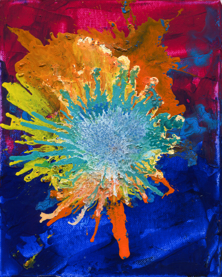 Day 339 of 365 — abstract grief painting