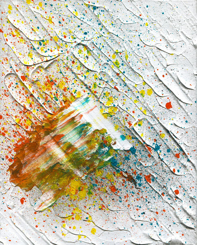 Day 341 of 365 — abstract grief painting