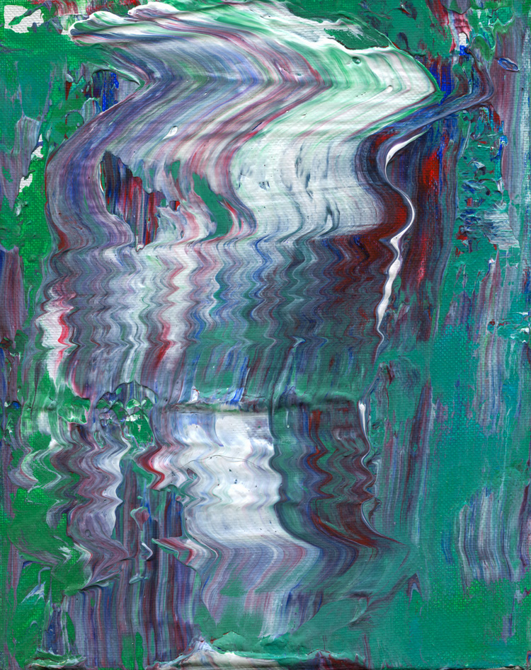 Day 343 of 365 — abstract grief painting