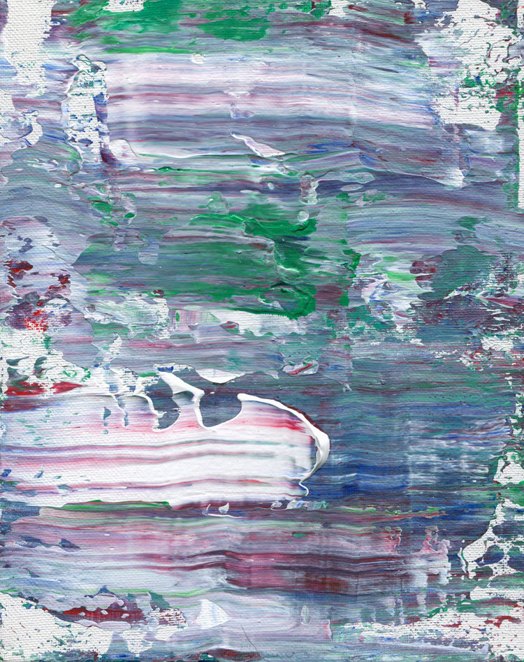 Day 345 of 365 — abstract grief painting