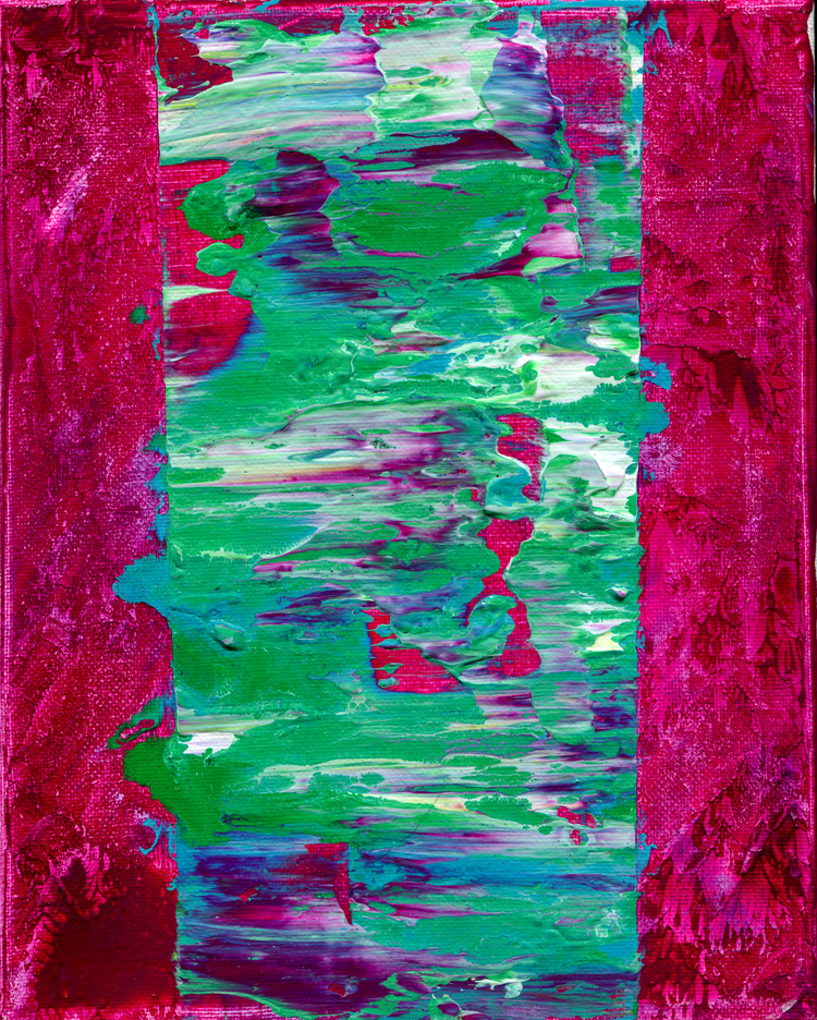 Day 351 of 365 — abstract grief painting