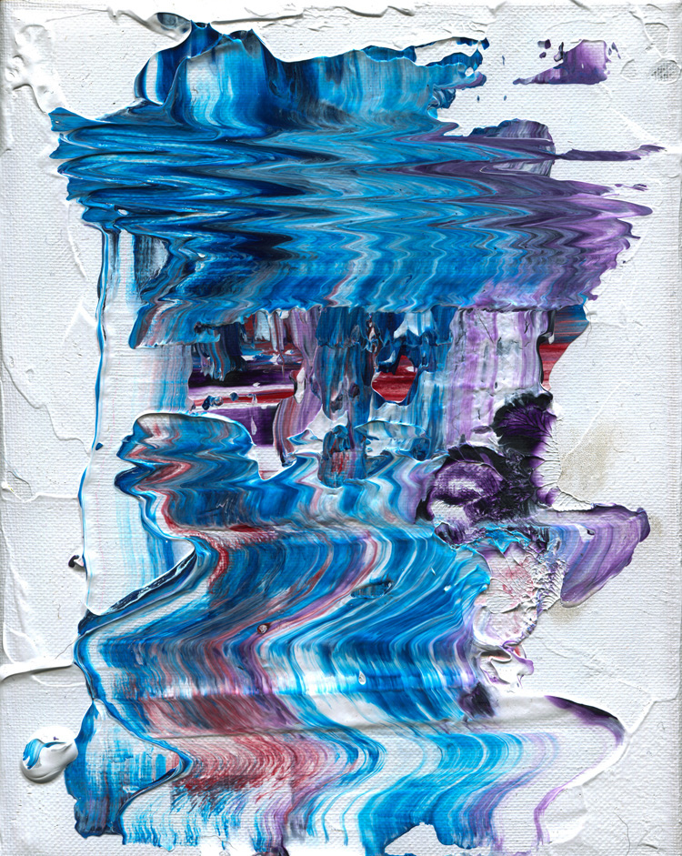 Day 352 of 365 — abstract grief painting