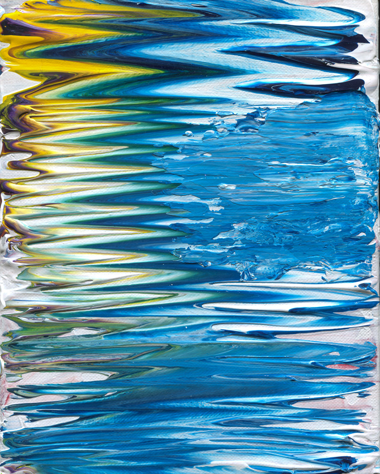 Day 353 of 365 — abstract grief painting