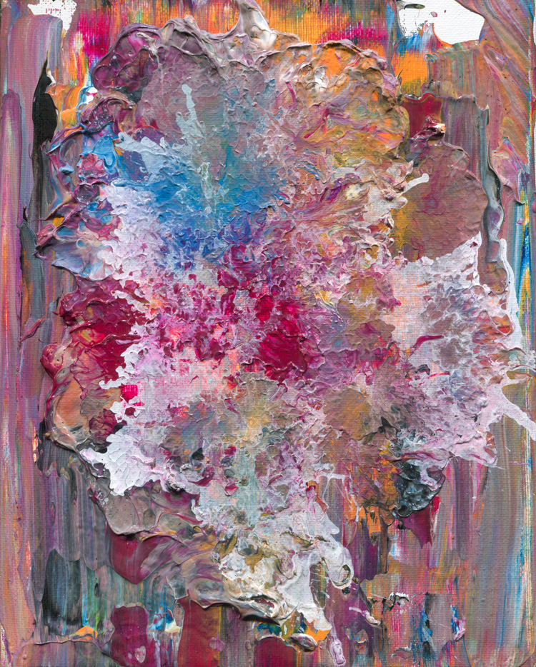 Day 354 of 365 — abstract grief painting