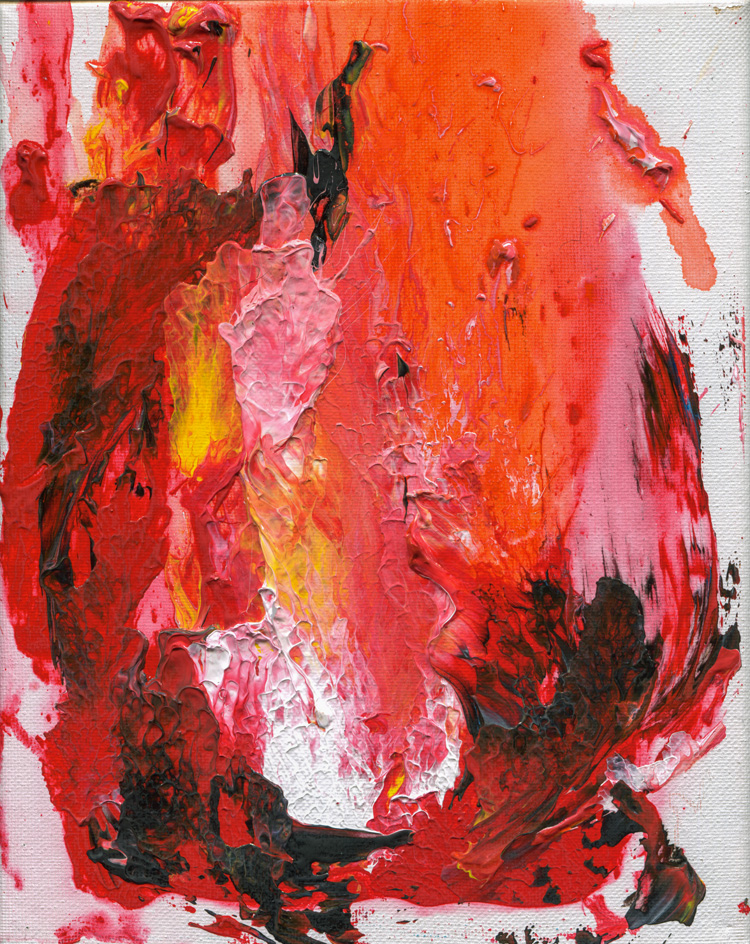 Day 356 of 365 — abstract grief painting