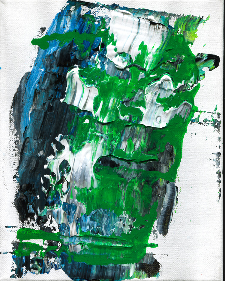 Day 358 of 365 — abstract grief painting