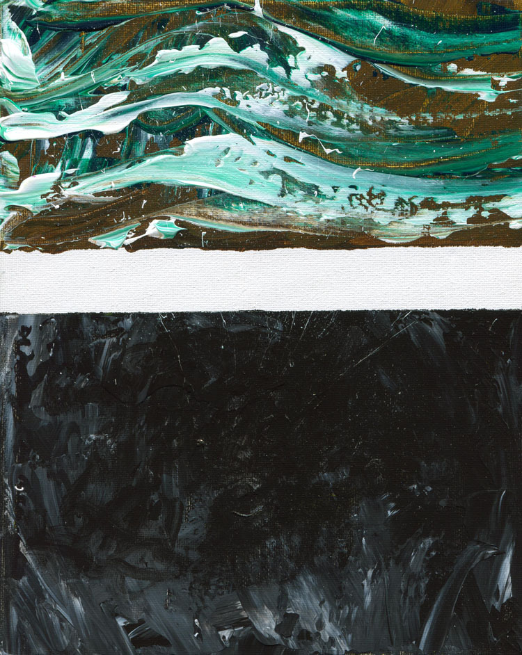 Day 35 of 365 — abstract grief painting