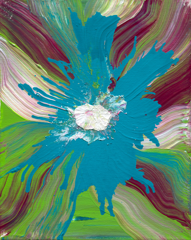 Day 360 of 365 — abstract grief painting