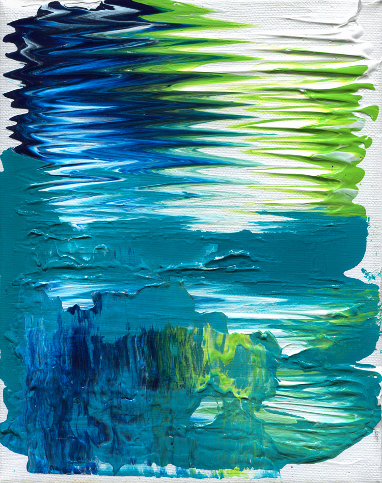 Day 361 of 365 — abstract grief painting