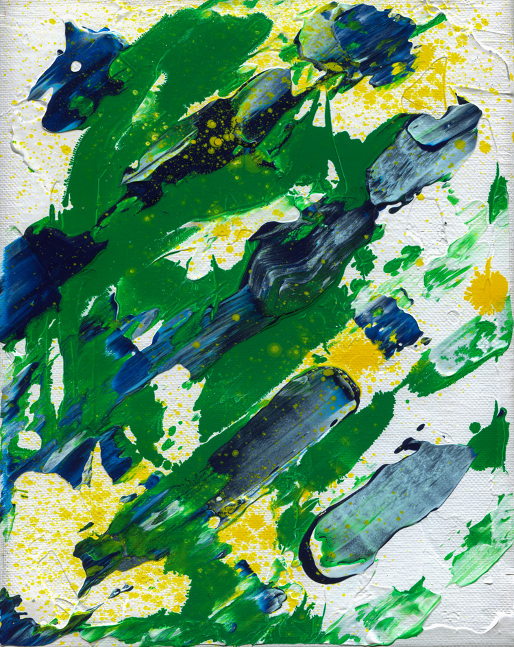 Day 362 of 365 — abstract grief painting