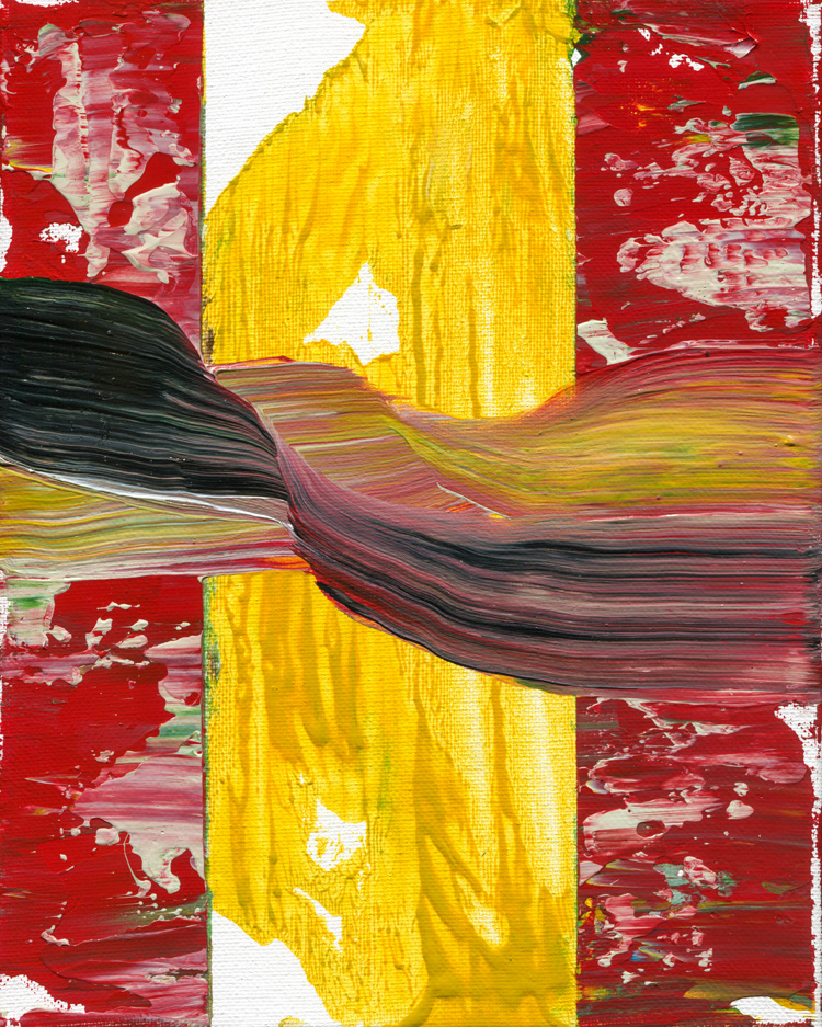 Day 364 of 365 — abstract grief painting