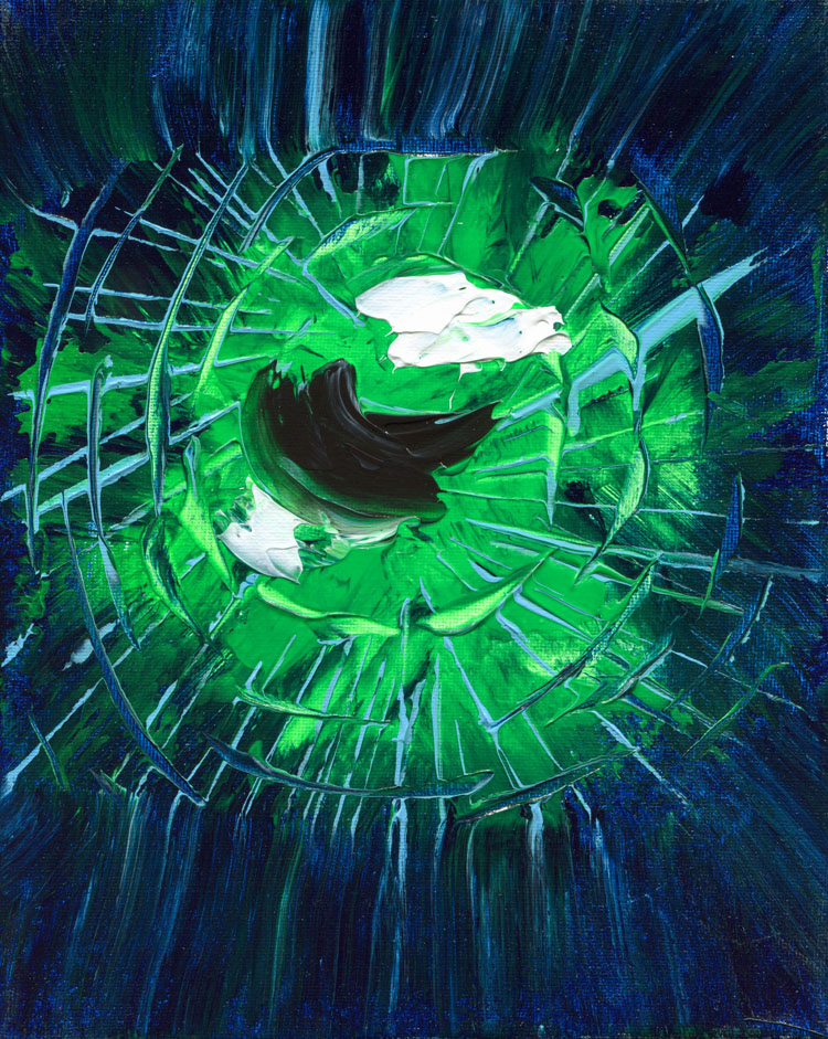 Day 39 of 365 — abstract grief painting