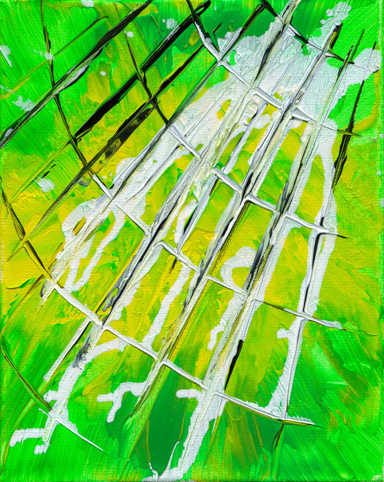 Day 40 of 365 — abstract grief painting