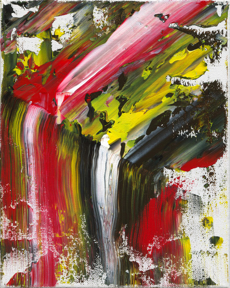 Day 41 of 365 — abstract grief painting