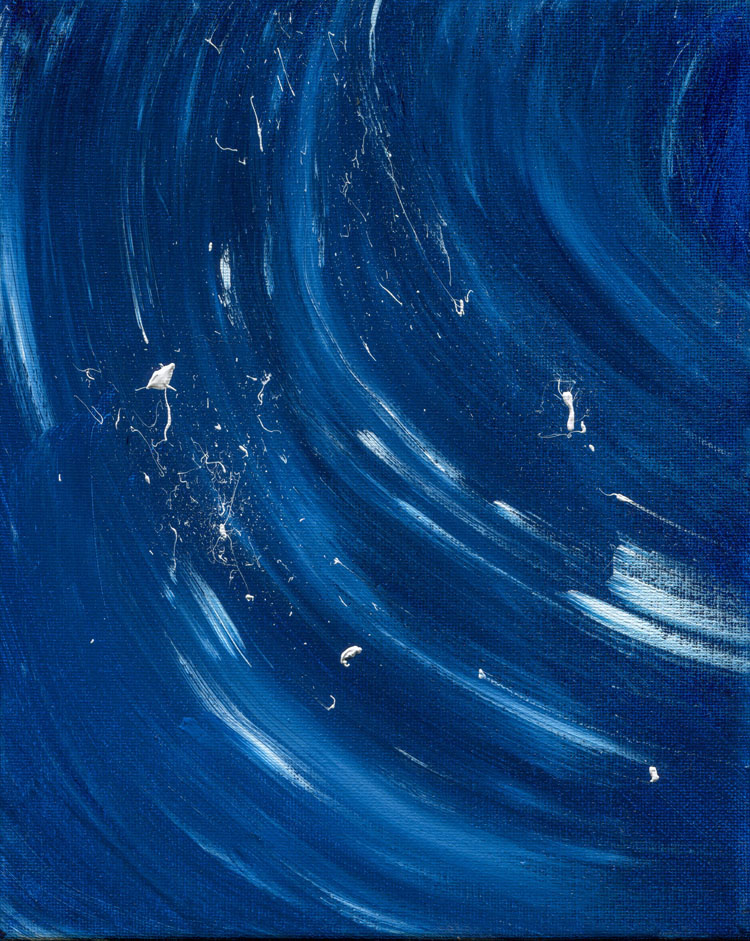 Day 44 of 365 — abstract grief painting