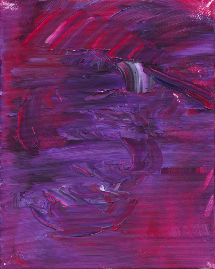 Day 46 of 365 — abstract grief painting