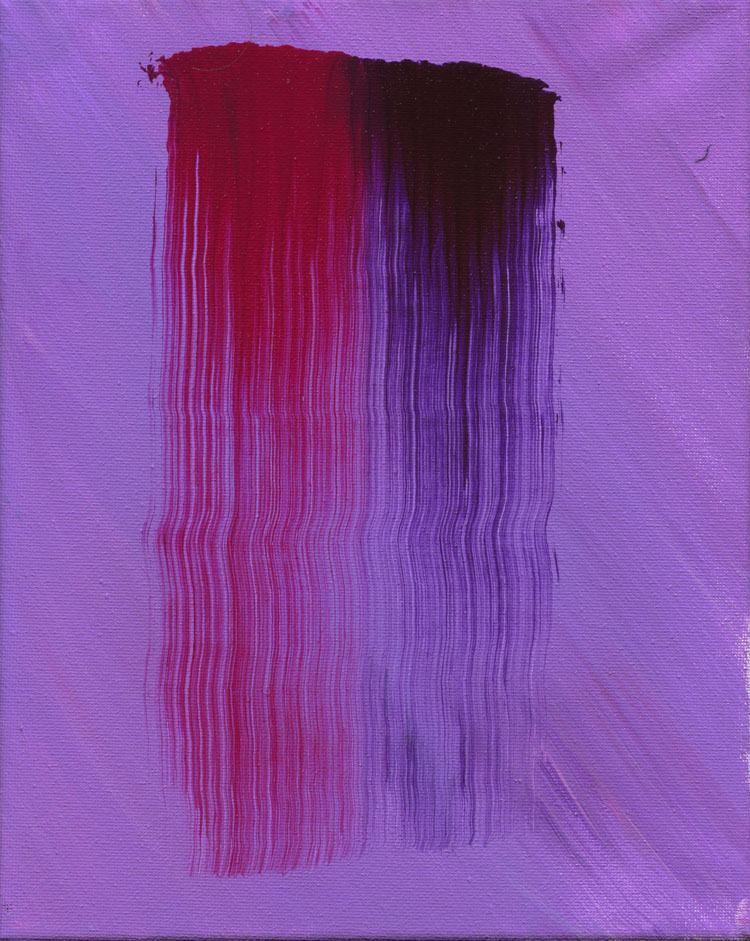 Day 47 of 365 — abstract grief painting