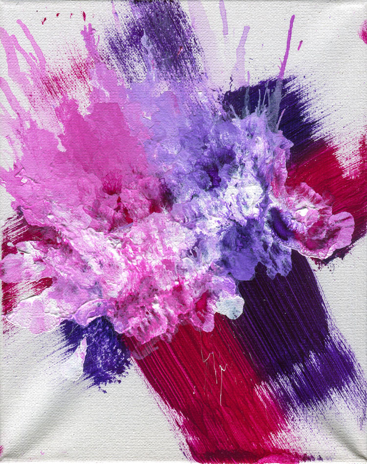 Day 48 of 365 — abstract grief painting