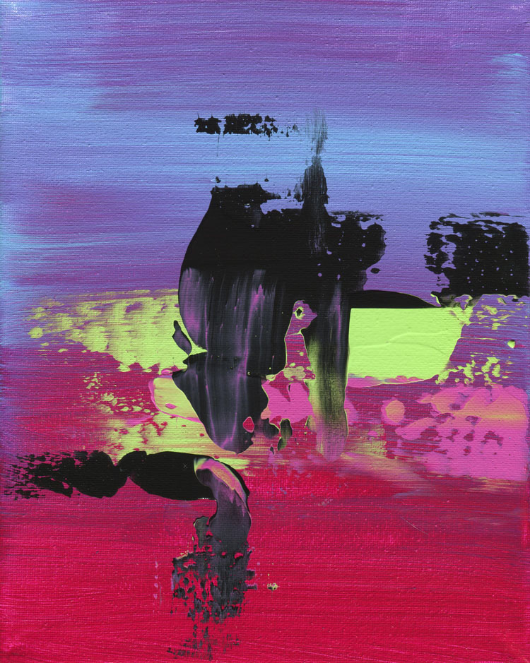 Day 49 of 365 — abstract grief painting