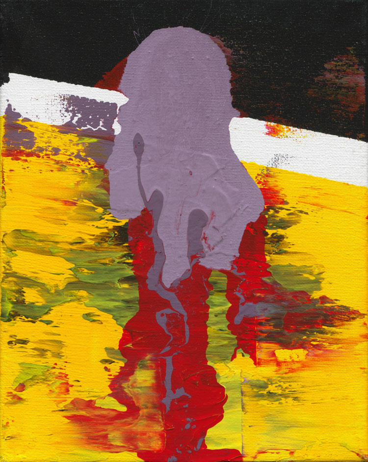 Day 52 of 365 — abstract grief painting