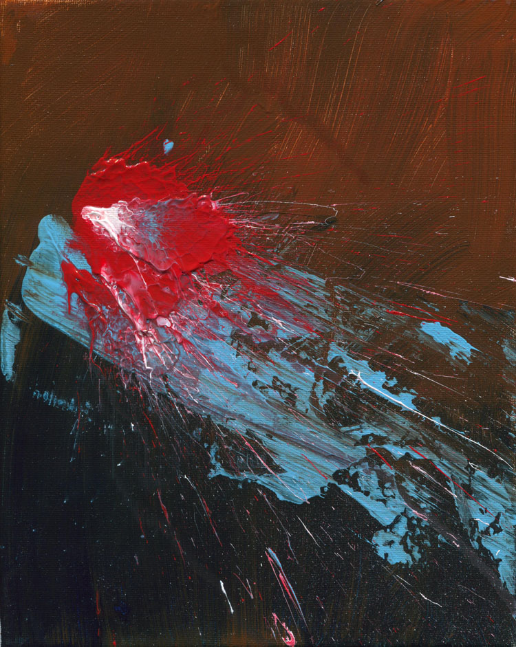 Day 54 of 365 — abstract grief painting